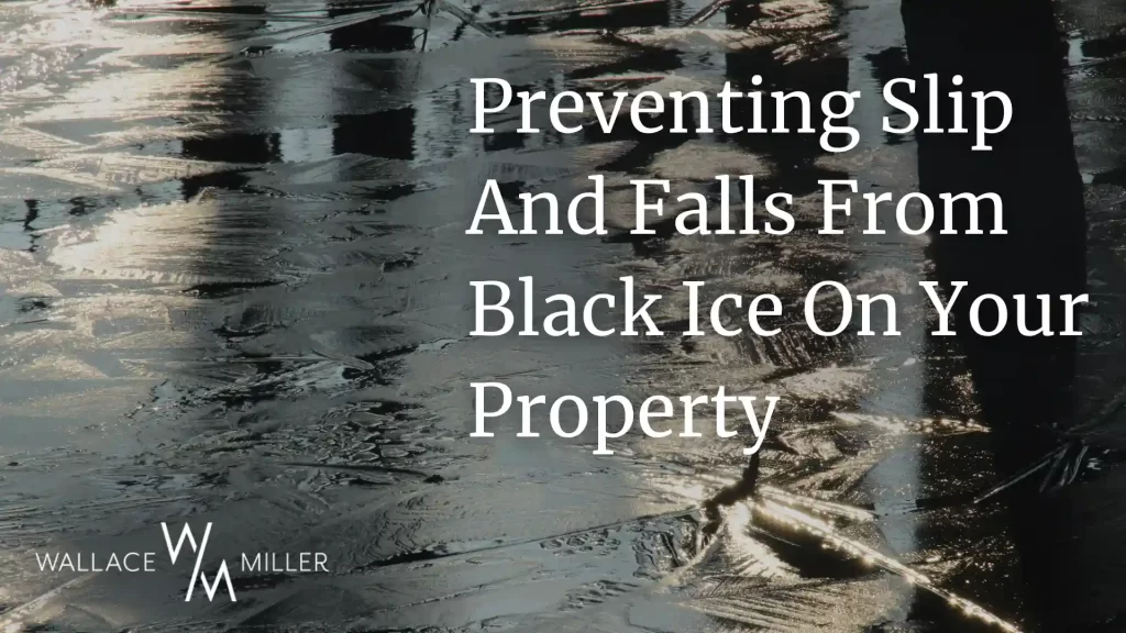 Preventing Slip And Falls From Black Ice On Your Property