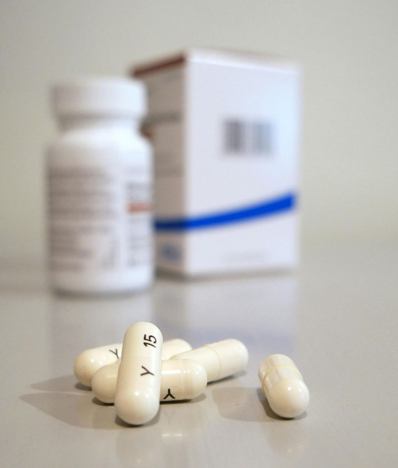 Dangerous Drugs Five Oblong Medication Pills