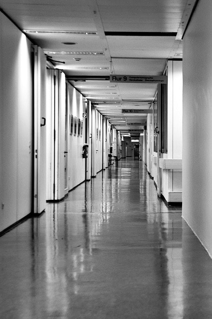 medical facility hallway