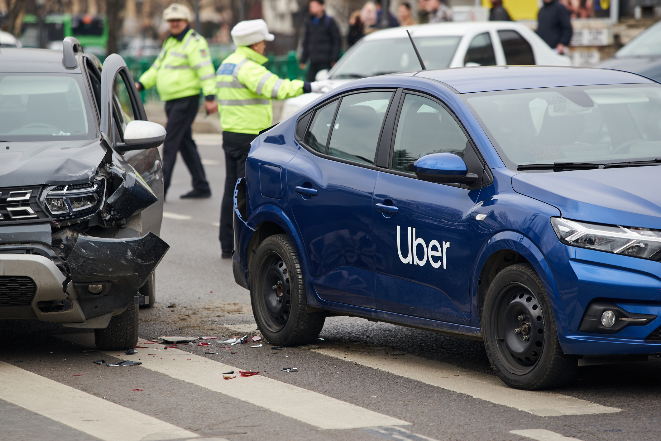 Accident with an Uber